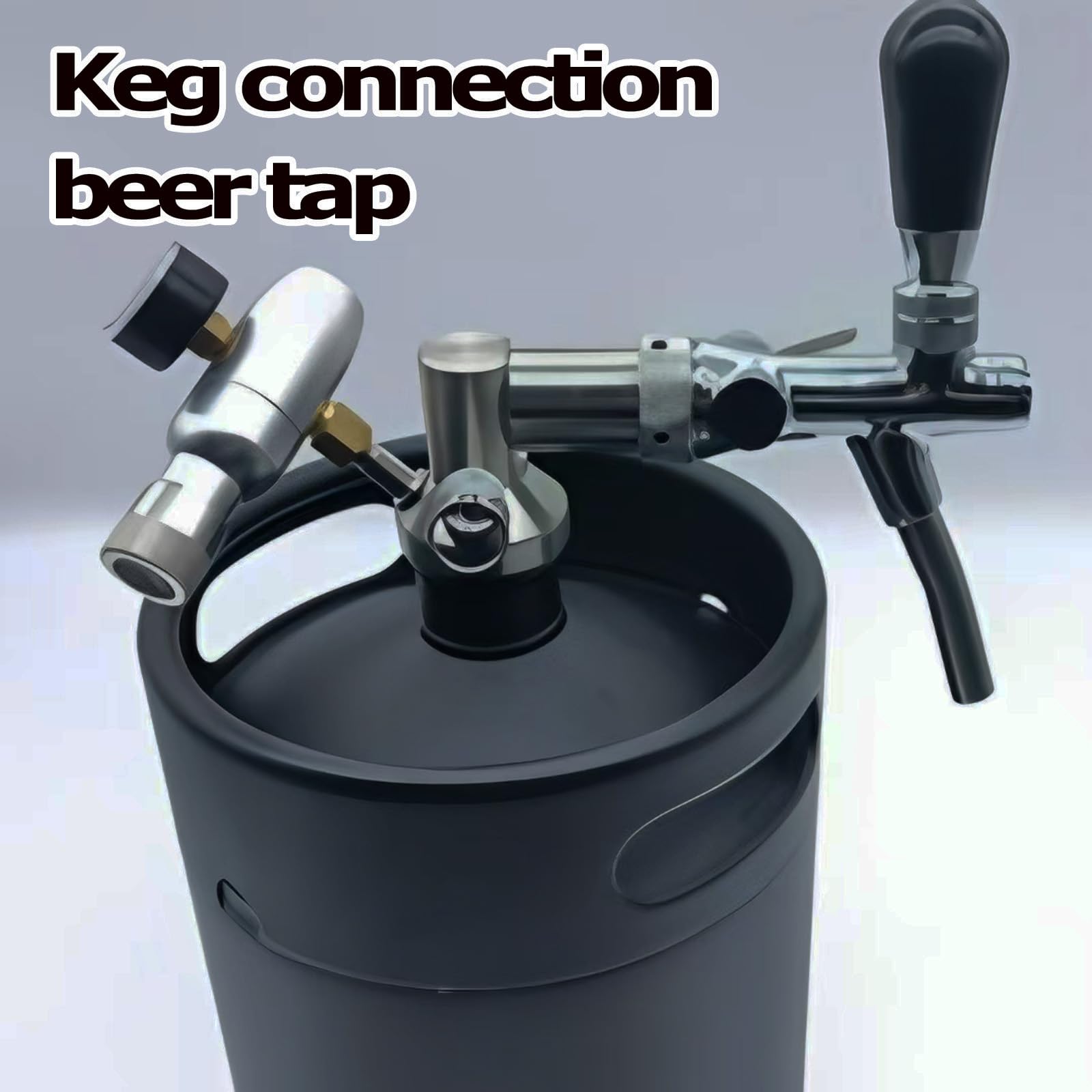 Amazon | WRJAHCG ビールサーバー、2Lビール樽ディスペンサー